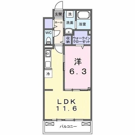 クラール 今泉の物件間取画像